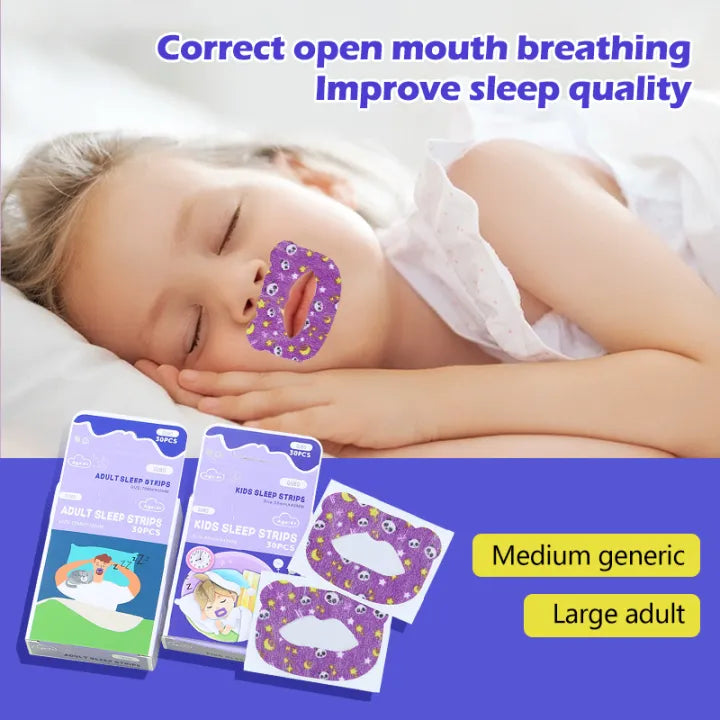 Pack Of 30 - Mouth Correction Sticker Night Breathing Patch