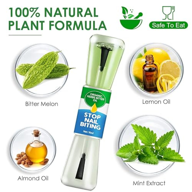 Anti Nail Biting Plant Extracted Bitter Oil ( BUY 1 GET 1 FREE )