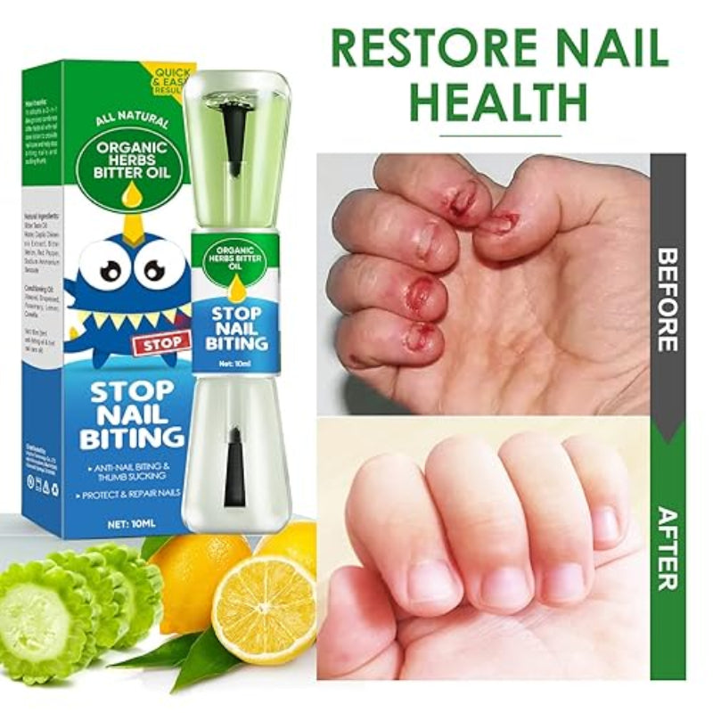 Anti Nail Biting Plant Extracted Bitter Oil ( BUY 1 GET 1 FREE )