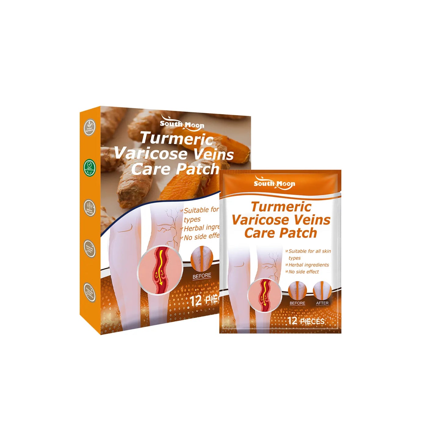 South Moon Turmeric Varicose Veins Care Patch ( BUY 1 GET 1 FREE )