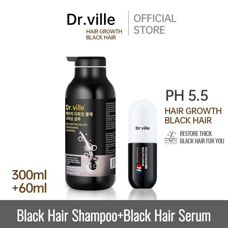 Dr.ville Anti-Aging Black Nourishing Hair Shampoo ( BUY 1 GET 1 FREE )