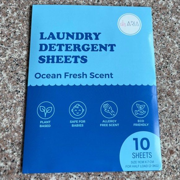 Organic Plant-Based Baby Laundry Detergent Sheet ( Pack of 10 Sheets )
