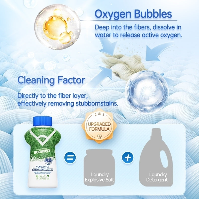 Seaways 2 in 1 Bleach Laundry Detergent Stain Remover ( BUY 1 GET 1 FREE )