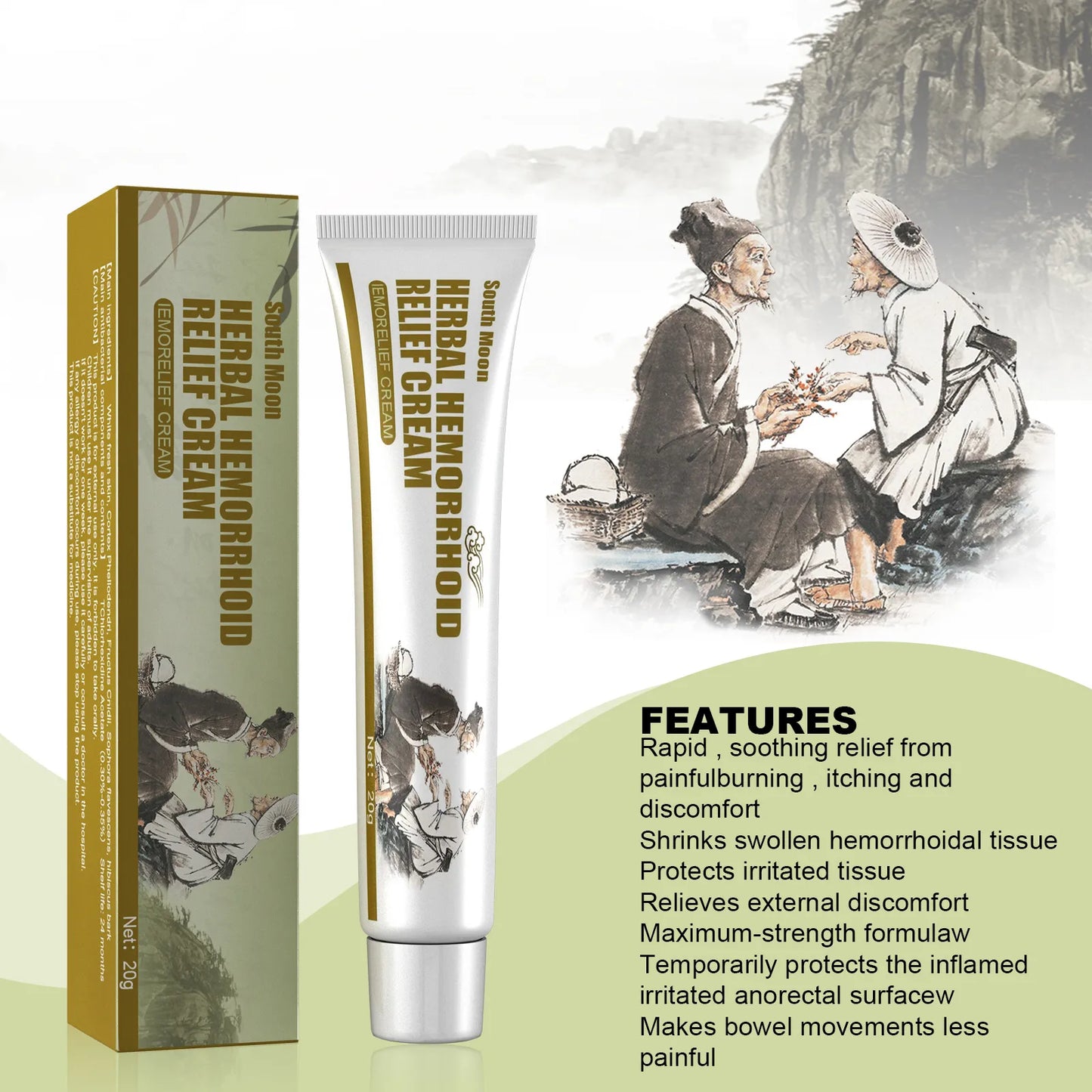 South Moon Hemorrhoids Relief Cream ( BUY 1 GET 1 FREE )