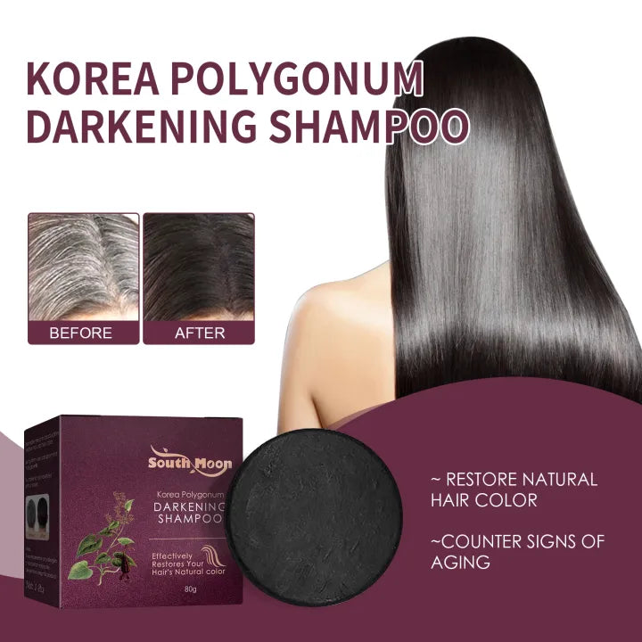 Korea Polygonum Hair Darkening Shampoo Soap ( BUY 1 GET 1 FREE )