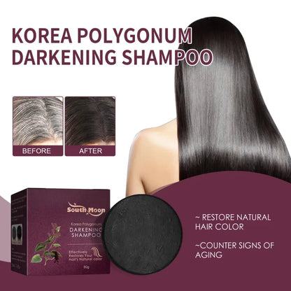 Korea Polygonum Hair Darkening Shampoo Soap ( BUY 1 GET 1 FREE )