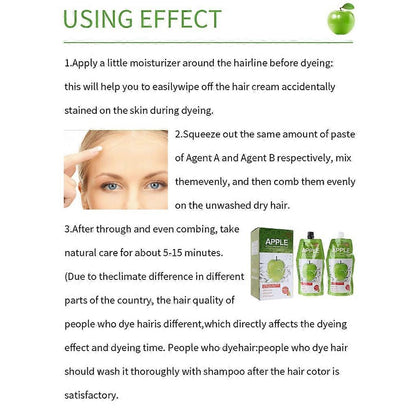 MOKERU™ Apple Hair Dye Cream