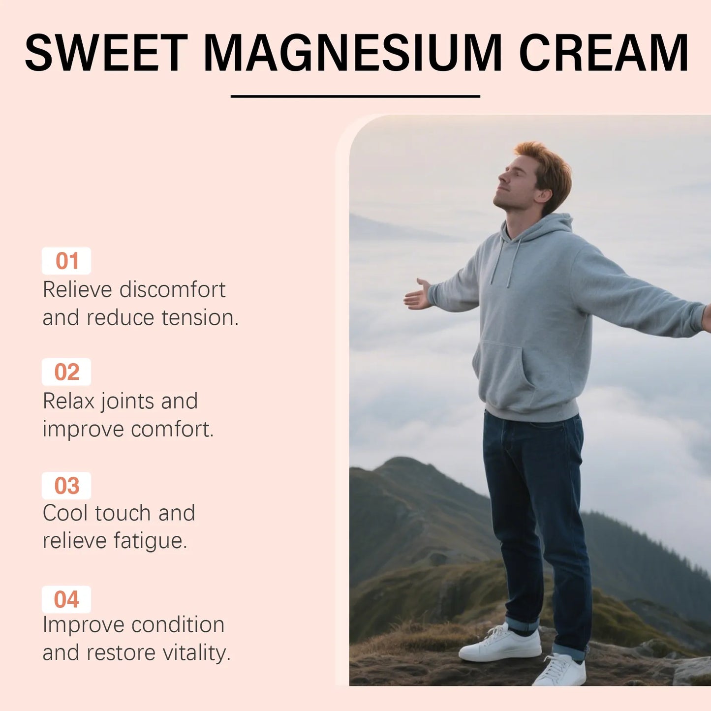 Relieve Joint Pain Sweet Magnesium Cream ( BUY 1 GET 1 FREE )