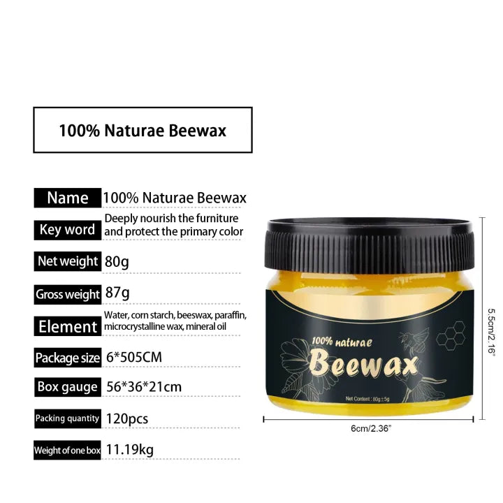 100% Natural Wood Polish Beeswax ( BUY 1 GET 1 FREE )