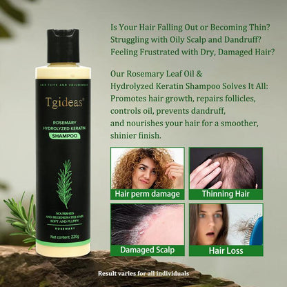 Tgideas Organic Rosemary Hair Growth Shampoo ( BUY 1 GET 1 FREE )