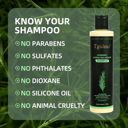 Tgideas Organic Rosemary Hair Growth Shampoo ( BUY 1 GET 1 FREE )