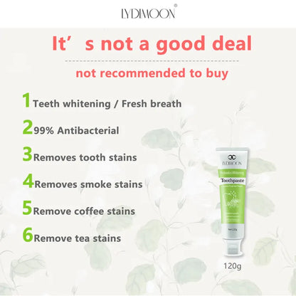 LYDIMOON Whitening toothpaste ( BUY 1 GET 1 FREE )