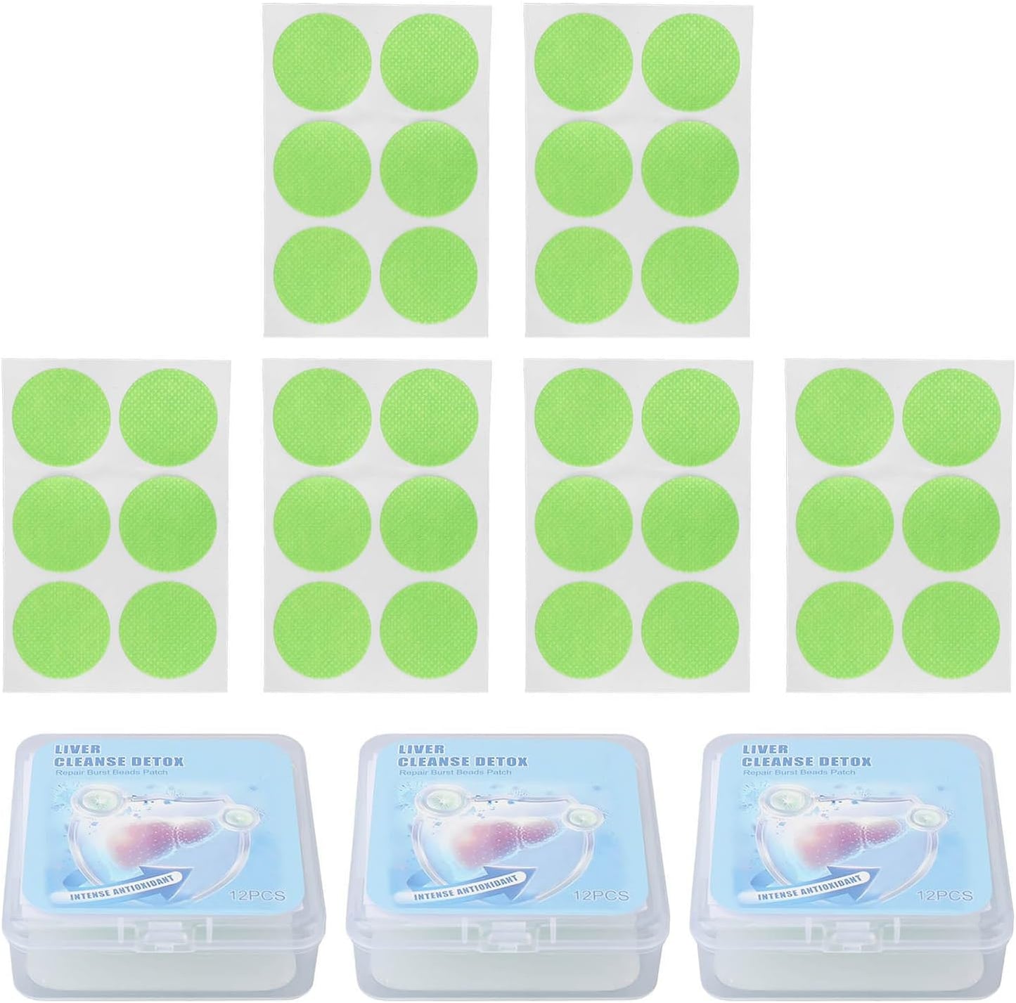 Liver Cleanse Detox Repair Burst Beads Patch ( BUY 1 GET 1 FREE )