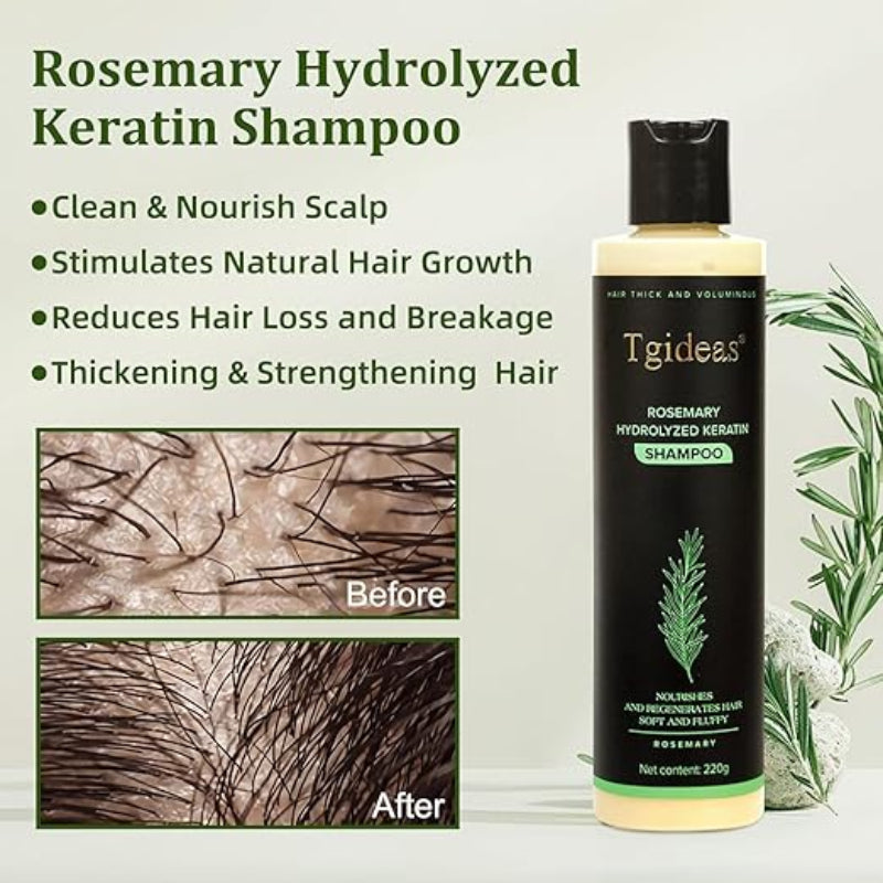 Tgideas Organic Rosemary Hair Growth Shampoo ( BUY 1 GET 1 FREE )