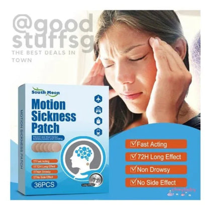 South Moon Motion Sickness Patch ( Buy 1 Get 1 Free )