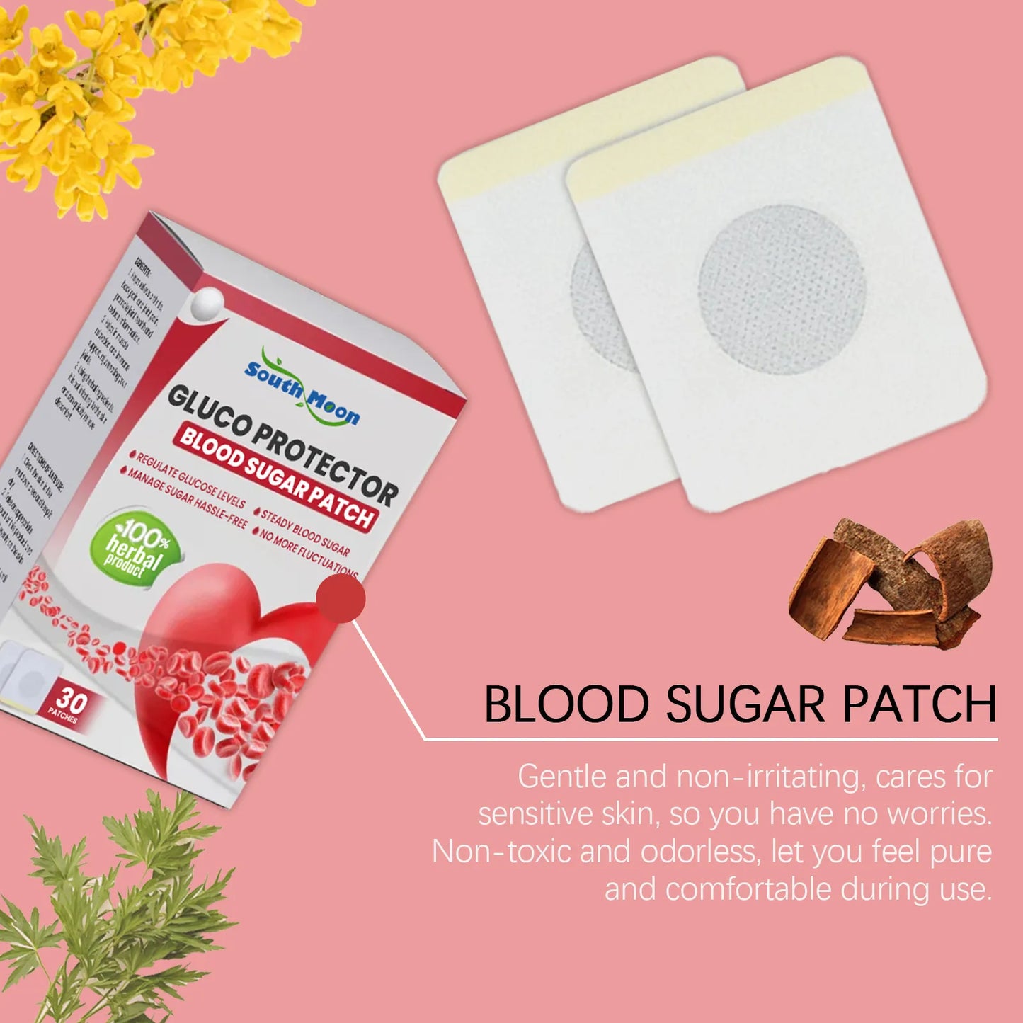 South Moon Gluco Protector Blood Sugar Patch