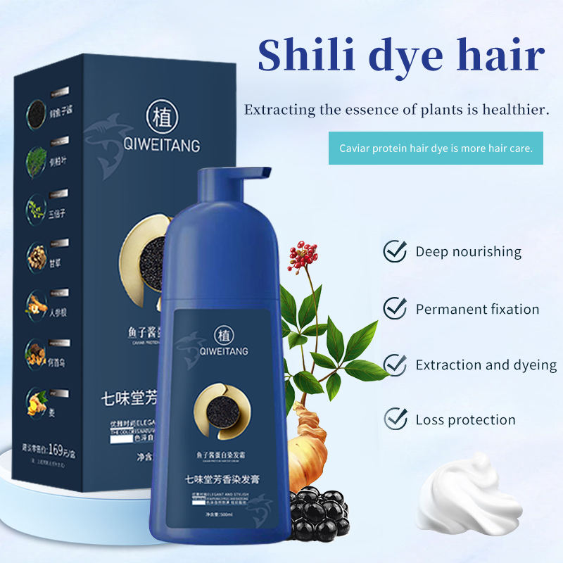 QIWEITANG Hair Color Dye Shampoo