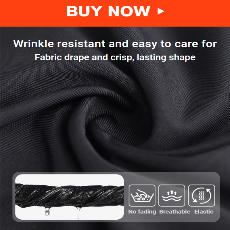 Polyester Blend Solid Slim Fit Mens Formal Trousers