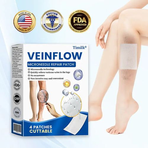 Timilk® VeinFlow Microneedle Repair Patch