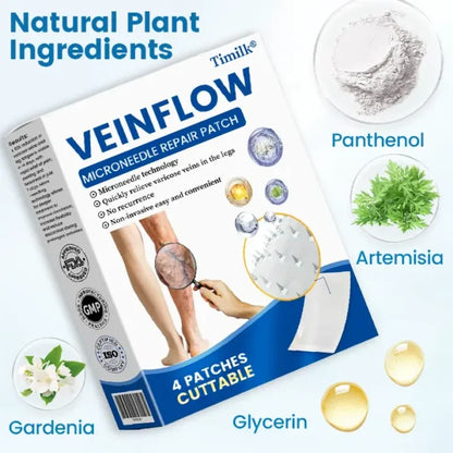 Timilk® VeinFlow Microneedle Repair Patch