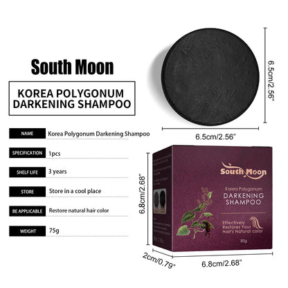 Korea Polygonum Hair Darkening Shampoo Soap ( BUY 1 GET 1 FREE )