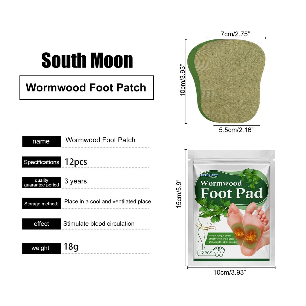 South Moon Wormwood Detox Foot Pads ( BUY 1 GET 1 FREE )