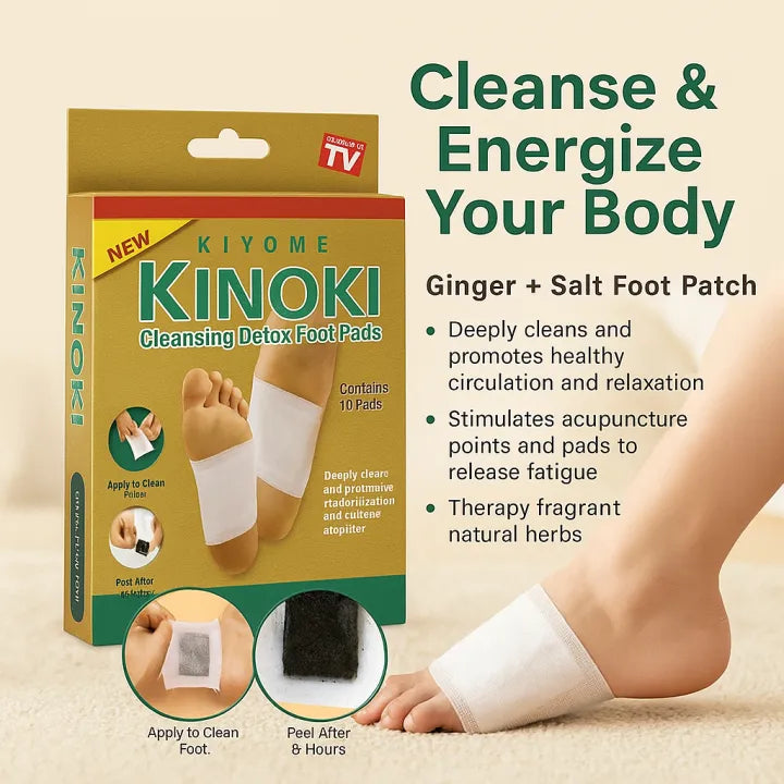 KINOKI™ Cleaning Detox Foot Pads ( BUY 1 GET 1 FREE )