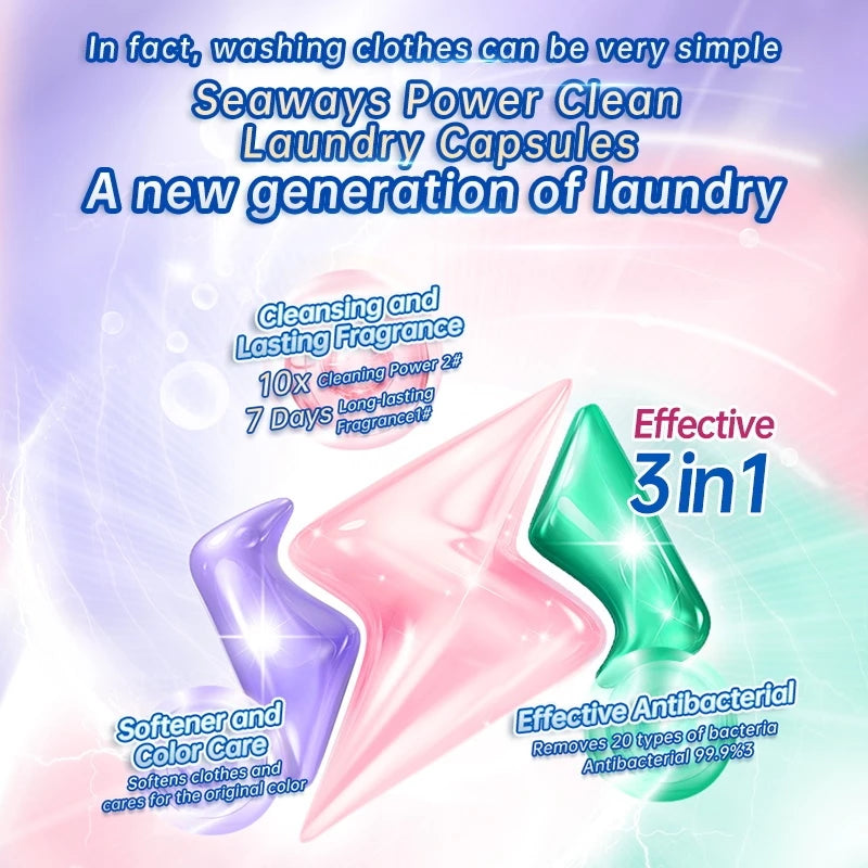 Seaways 10x Cleaning Power Antibacterial Laundry Beads