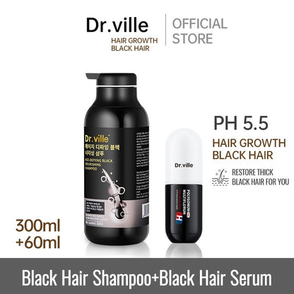 Dr.ville Anti-Aging Black Nourishing Hair Shampoo ( BUY 1 GET 1 FREE )