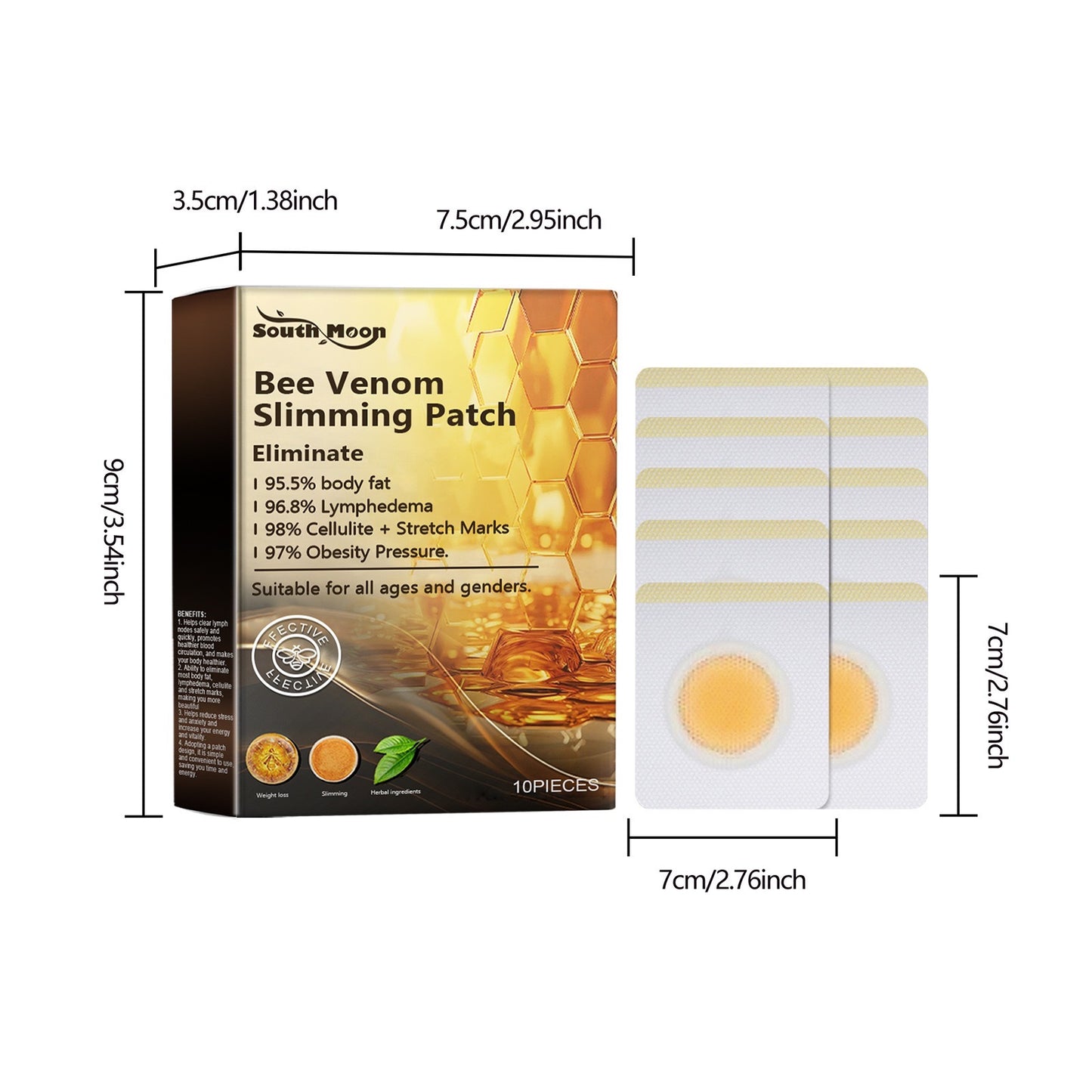South Moon Bee Venom Slimming Patch ( BUY 1 GET 1 FREE )