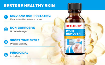 HEALMUSZ™ Wart Remover Liquid – Gentle Skin Renewal Solution