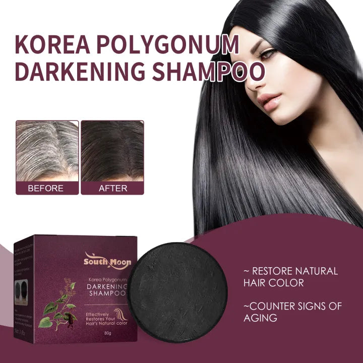 Korea Polygonum Hair Darkening Shampoo Soap ( BUY 1 GET 1 FREE )