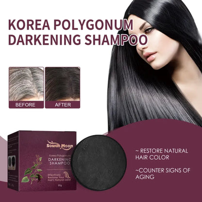 Korea Polygonum Hair Darkening Shampoo Soap ( BUY 1 GET 1 FREE )