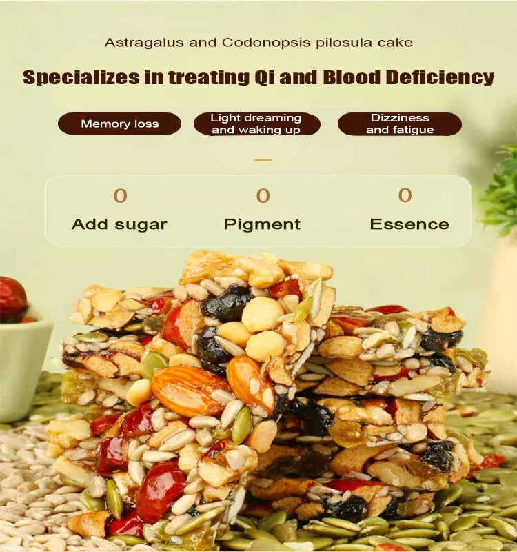 【0 Sugar, Free Tasting】Astragalus and Codonopsis Eight Treasures Cake