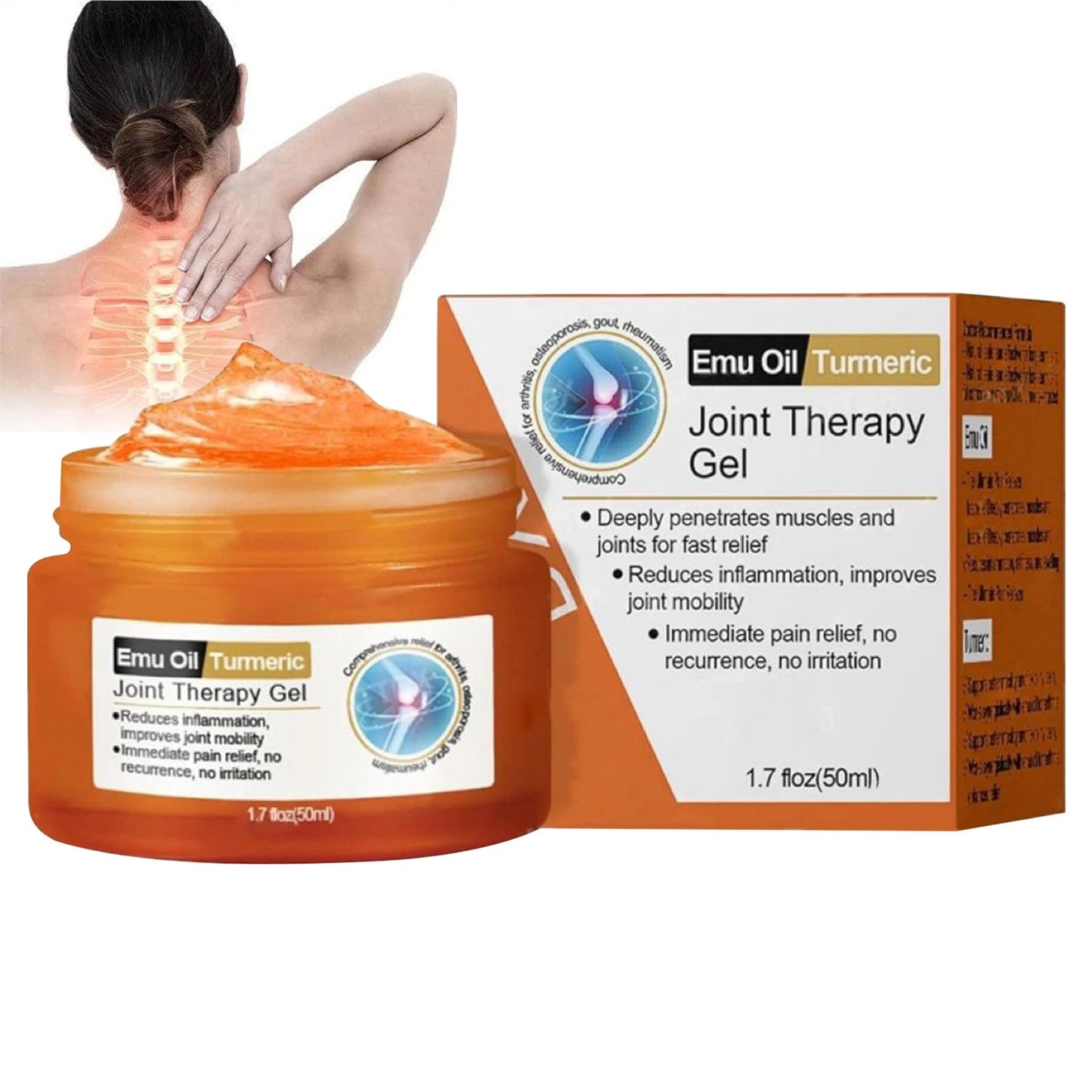Emu Oil Turmeric Joint Pain Relief Gel ( BUY 1 GET 1 FREE )