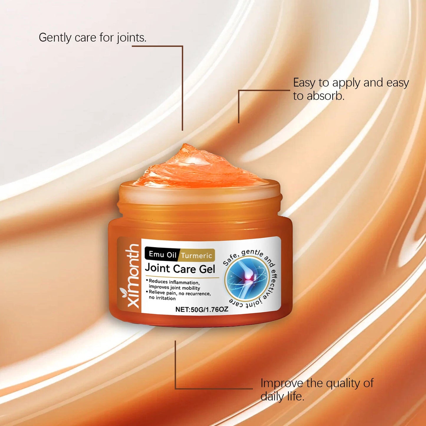 Emu Oil Turmeric Joint Pain Relief Gel ( BUY 1 GET 1 FREE )