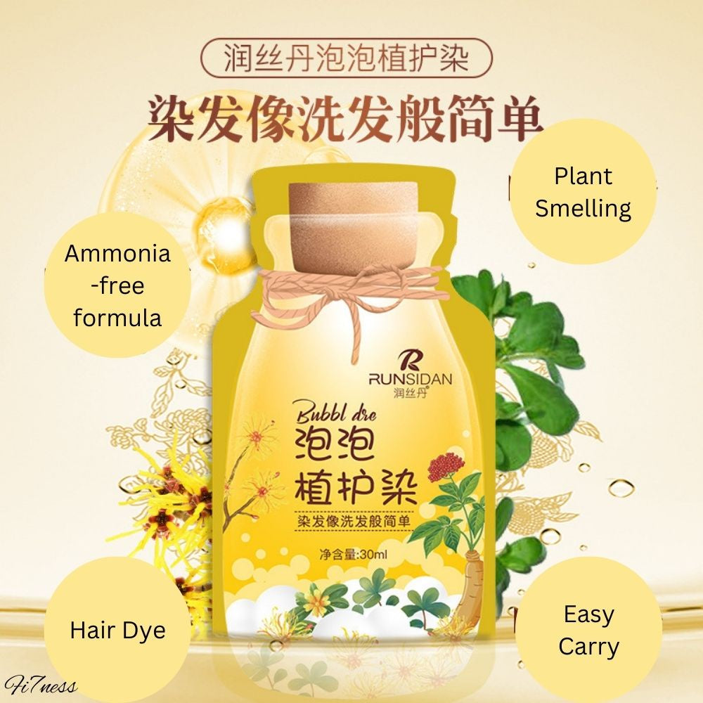 Runsidan Plant Protection Bubble Hair Dye ( BUY 1 GET 1 FREE )