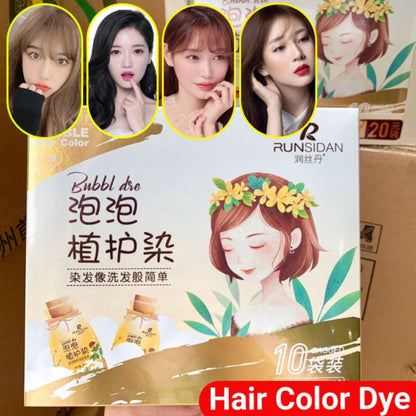 Runsidan Plant Protection Bubble Hair Dye ( BUY 1 GET 1 FREE )
