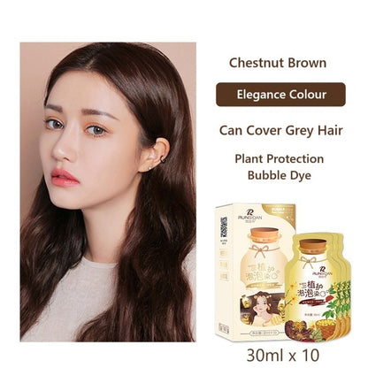 Runsidan Plant Protection Bubble Hair Dye ( BUY 1 GET 1 FREE )
