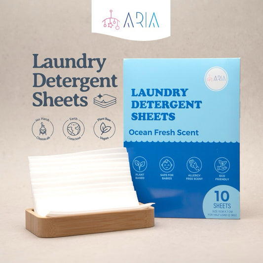Organic Plant-Based Baby Laundry Detergent Sheet ( Pack of 10 Sheets )