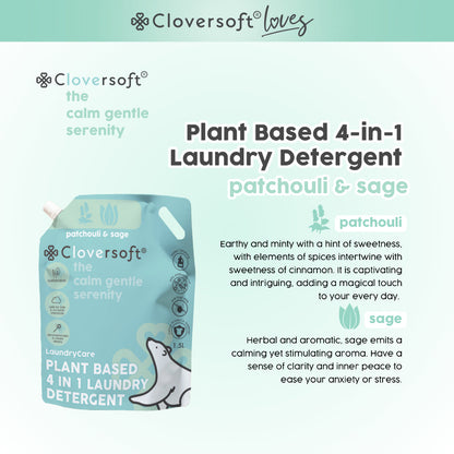 Cloversoft Plant-based 4-in-1 Laundry Detergent (BUY 1 GET 1 FREE )